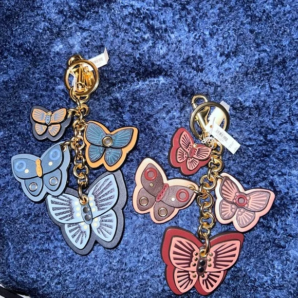 Coach Butterfly Bag Charm Set Accessories